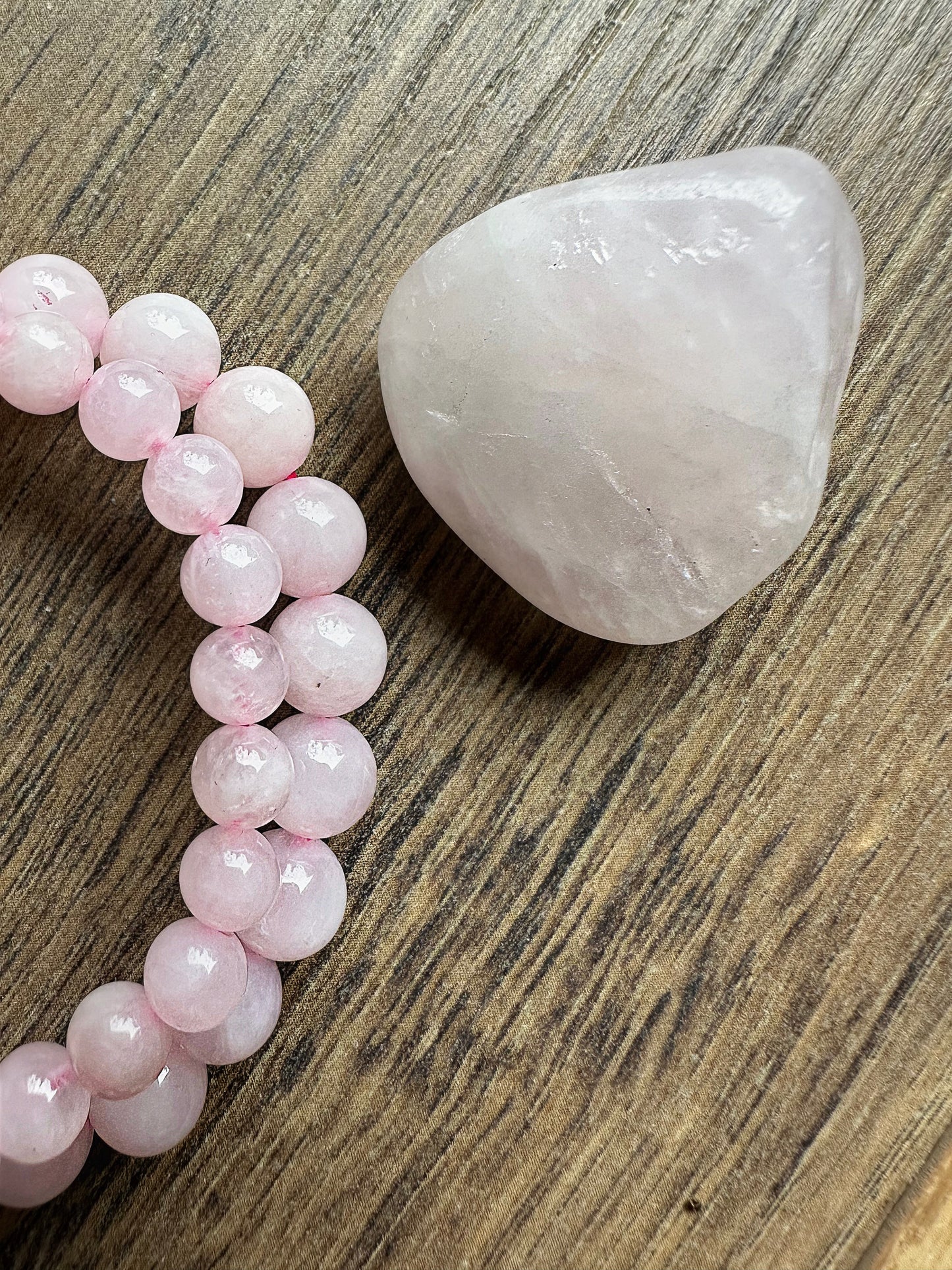 Bracelet Quartz rose du Brésil