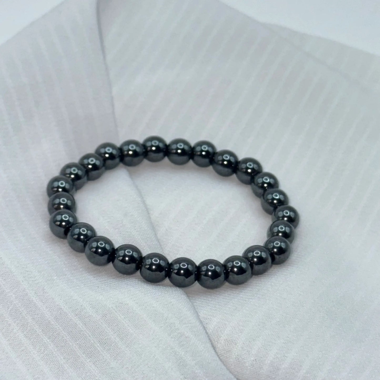 Bracelet hématite en pierre naturelle