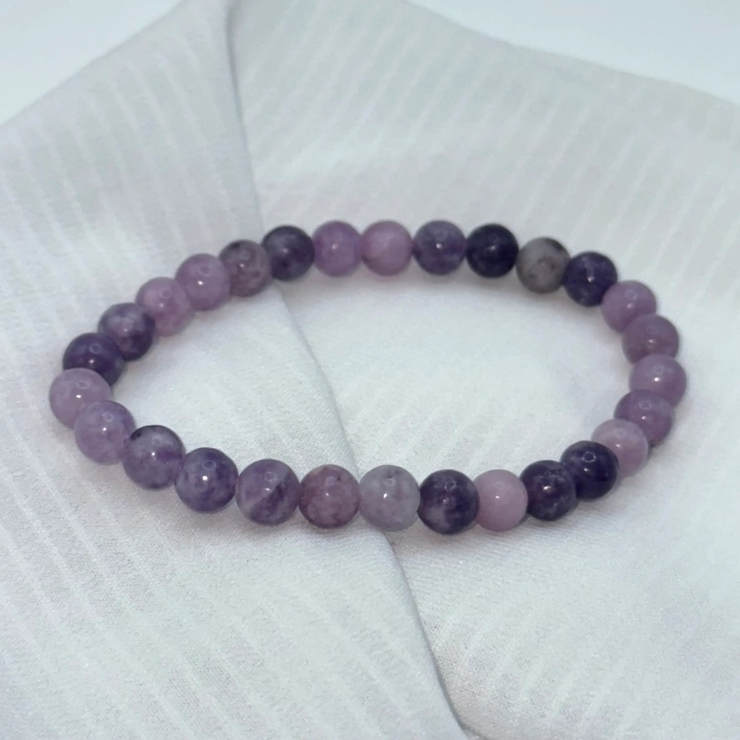 Bracelet Lépidolite en pierre naturelle