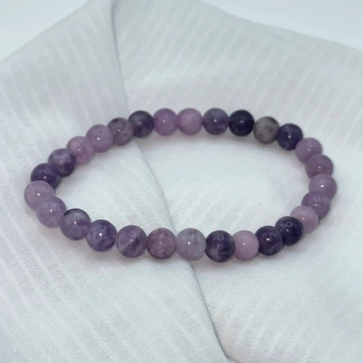 Bracelet Lépidolite - Bien être & Lithothérapie