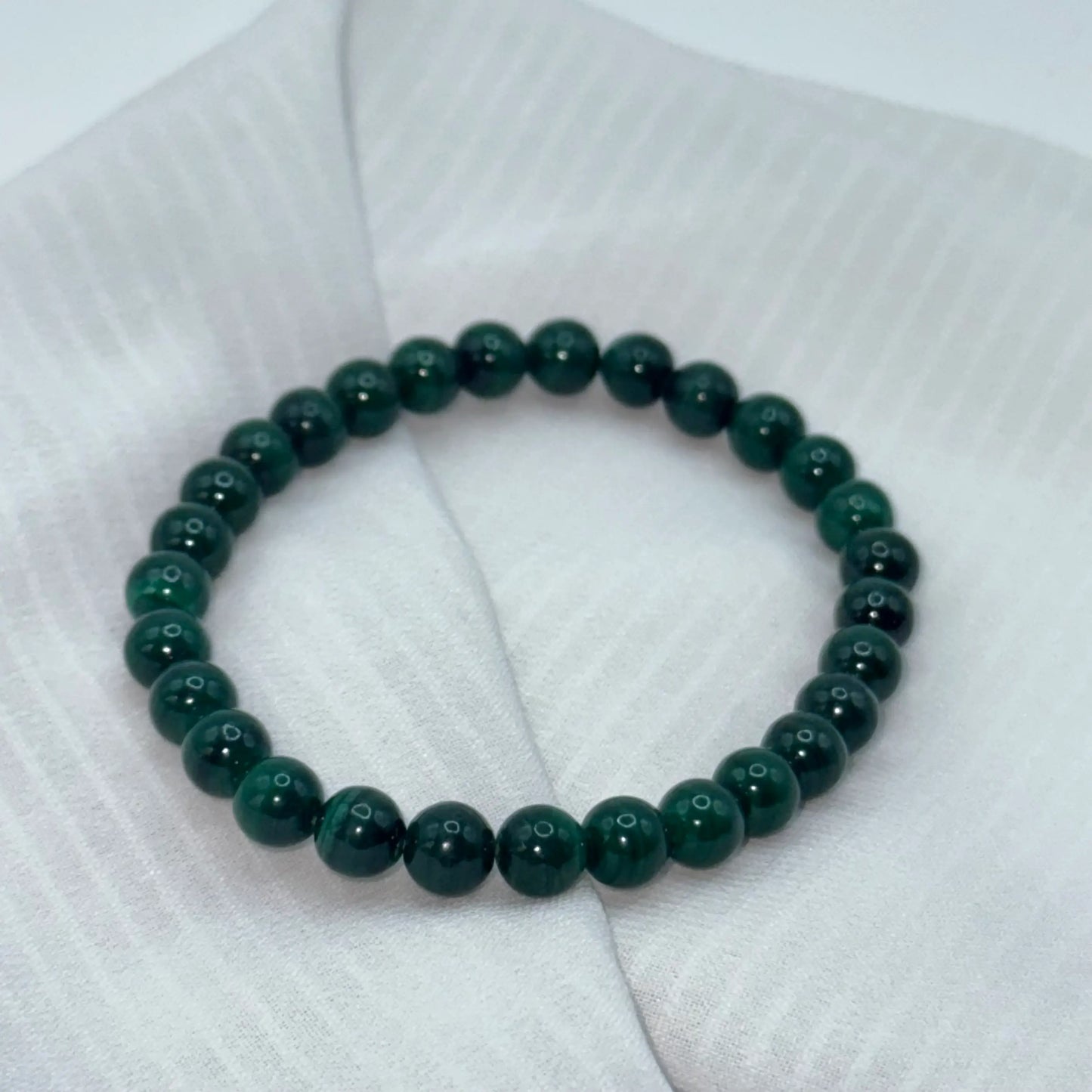 Bracelet malachite en pierre naturelle