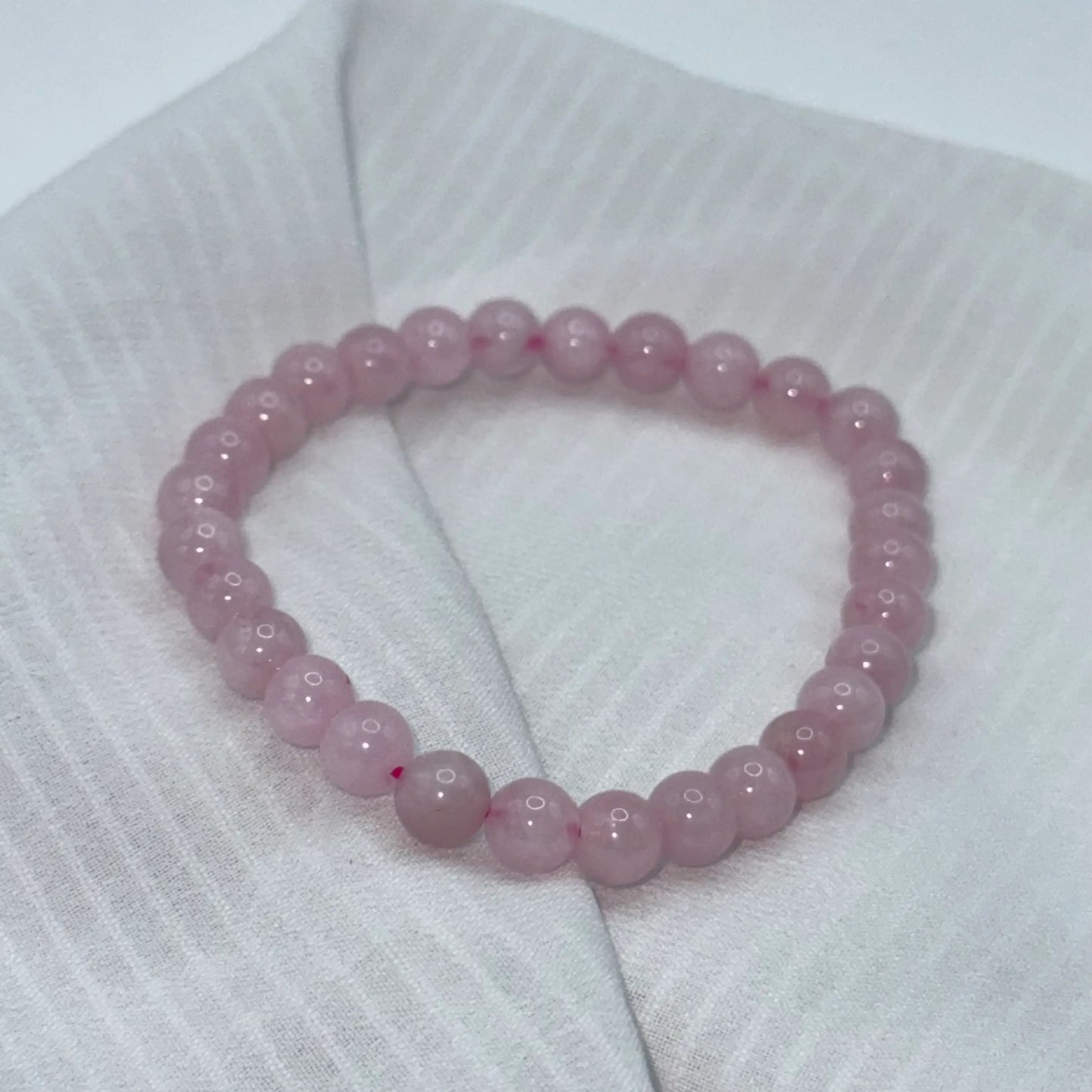 Bracelet Quartz rose du Brésil en pierre naturelle