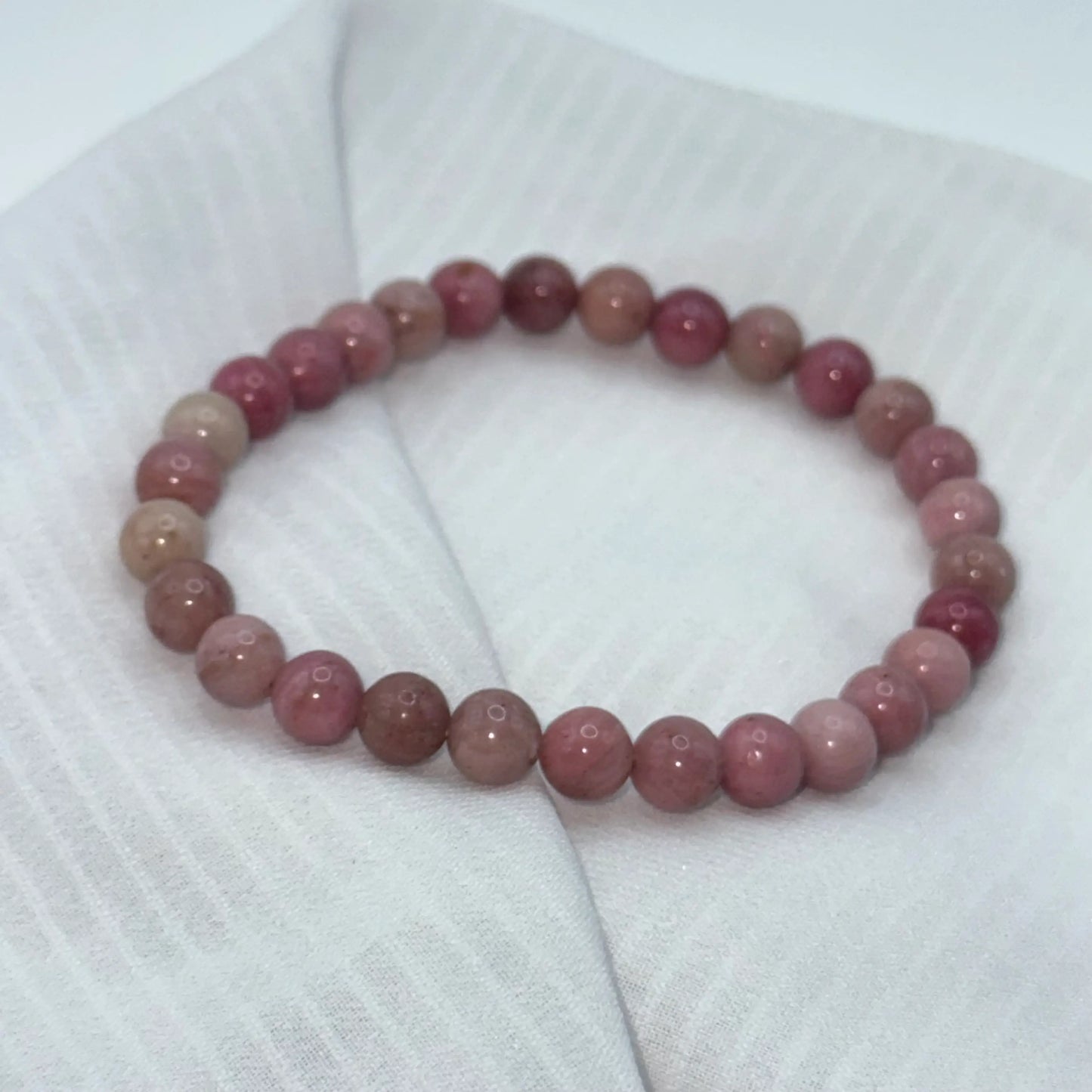 Bracelet Rhodonite d'Australie en pierre naturelle