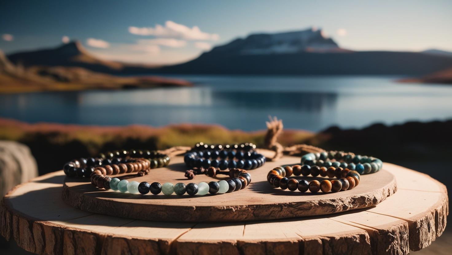Bracelets en pierres naturelles faits main, alliant bien-être et élégance