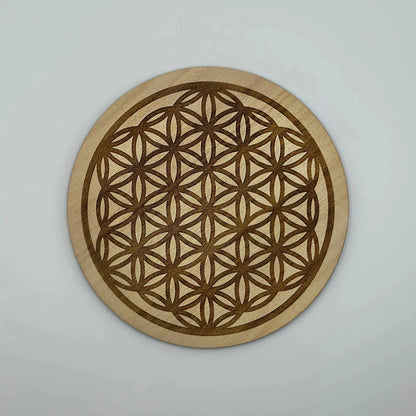 plaque en bois gravée