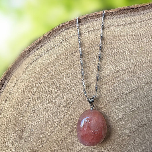pendentif argent pierre de lune 