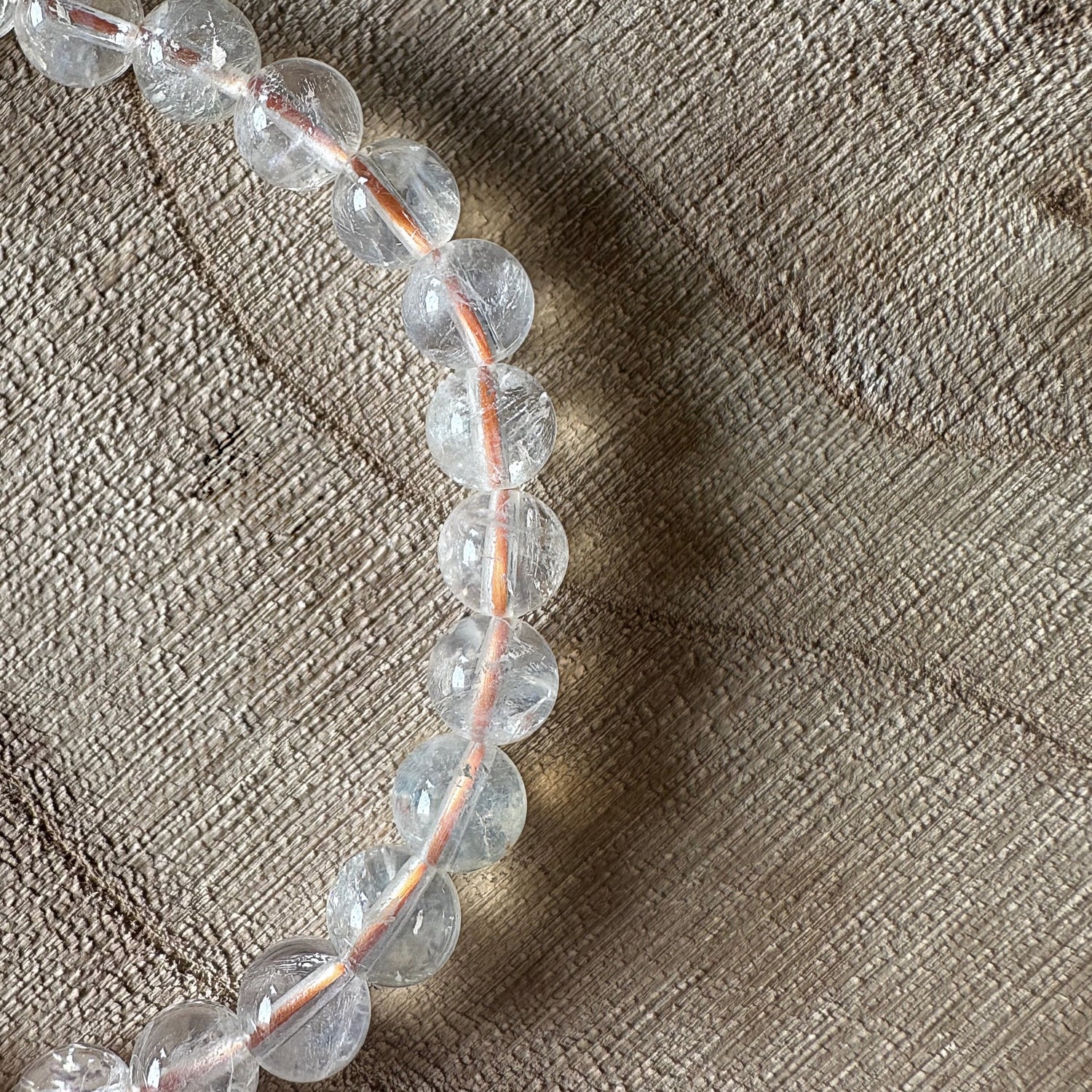 bracelet citrine sur bois 