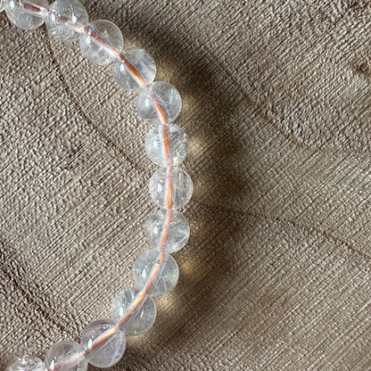 bracelet citrine sur bois 