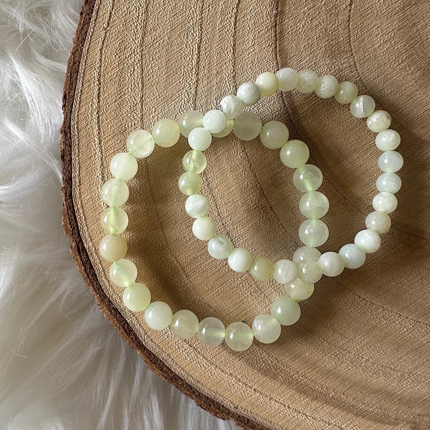 bracelet jade de chine vue du haut 