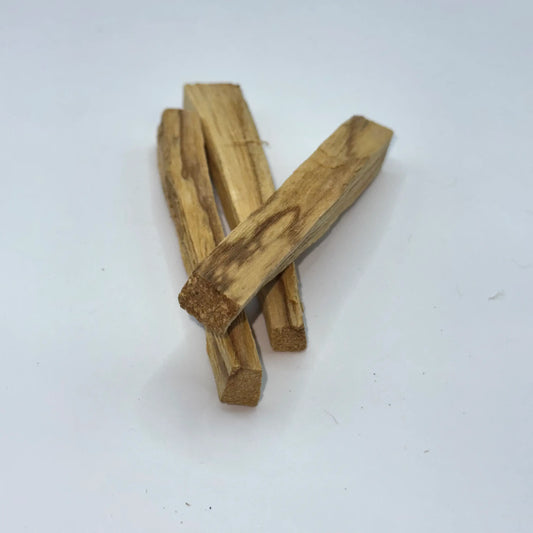 Gros plan sur un bâton de Palo Santo – bois sacré purificateur