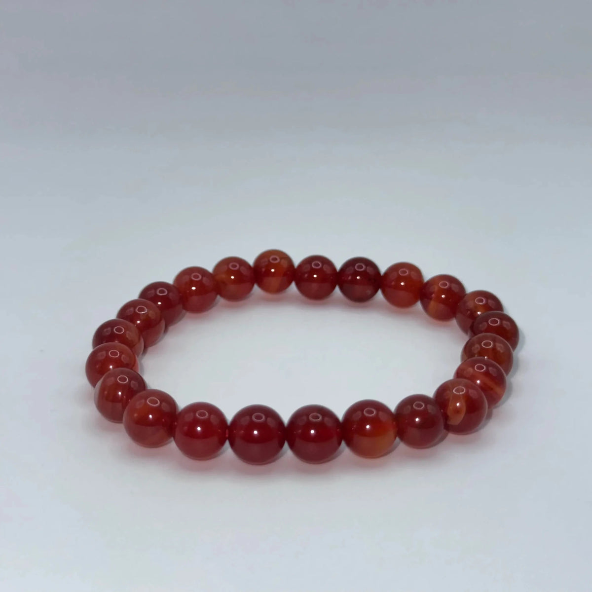 Bracelet Cornaline rouge - Bien être & Lithothérapie