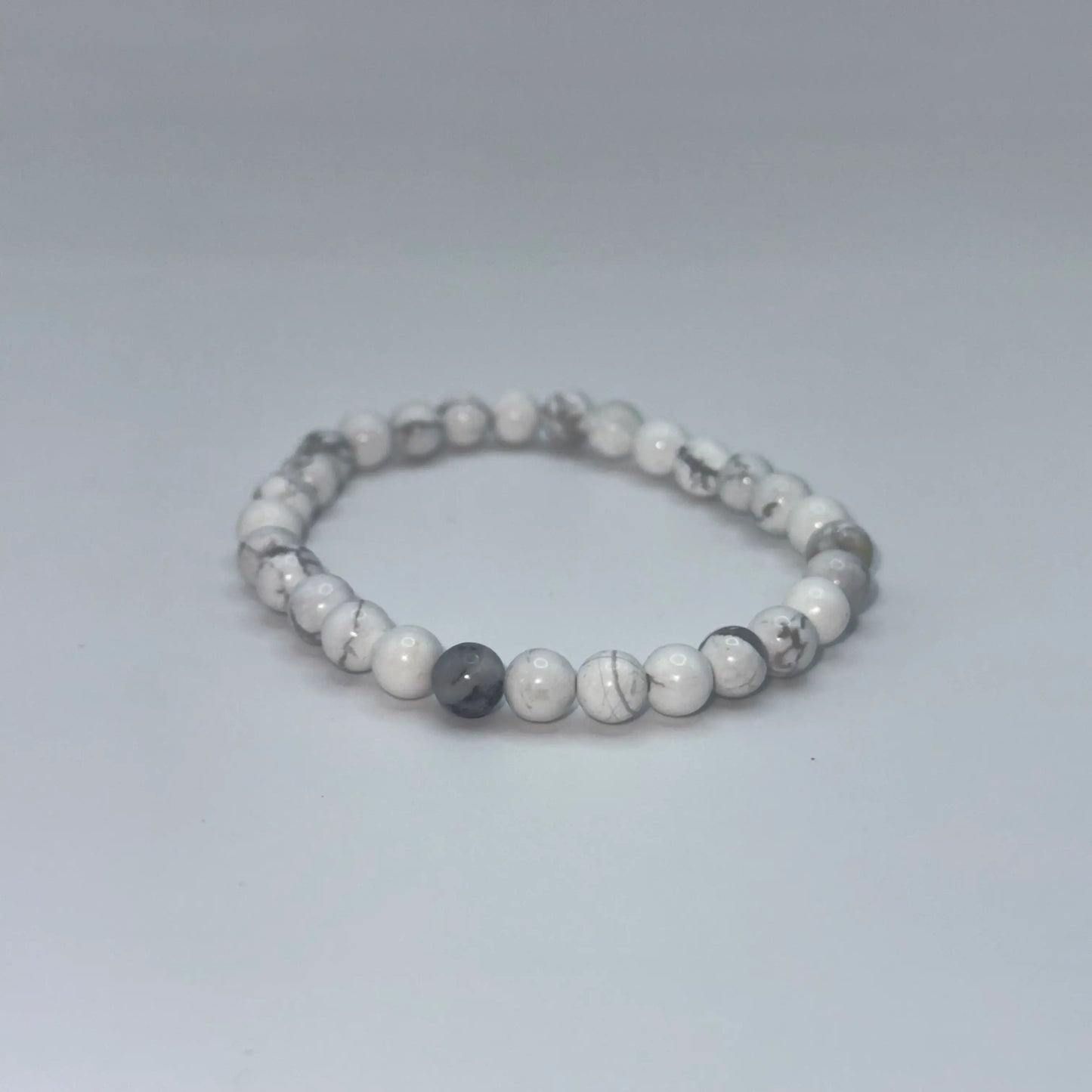 Bracelet Howlite blanche