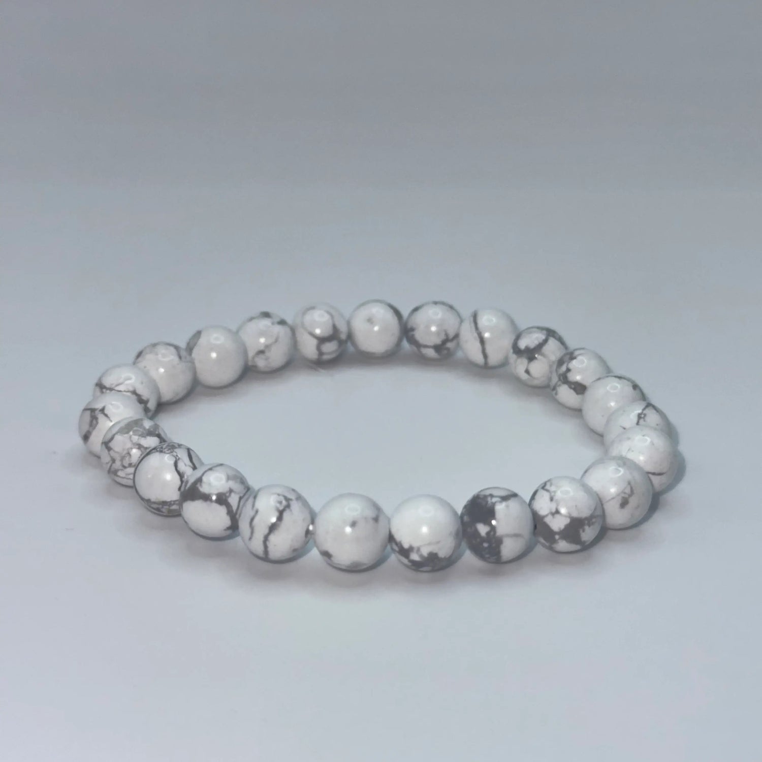 Bracelet Howlite blanche pour sagesse