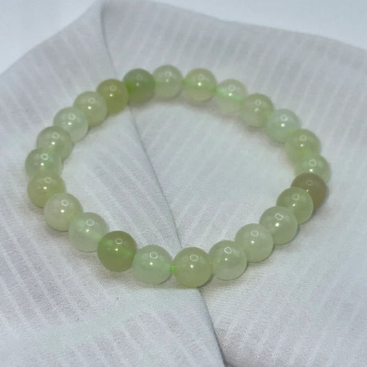 Bracelet Jade de Chine sur soie