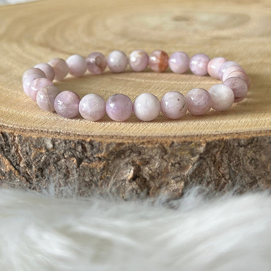 Bracelet Kunzite du Brésil - Bien être & Lithothérapie