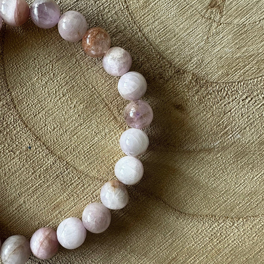 Bracelet Kunzite du Brésil - Bien être & Lithothérapie