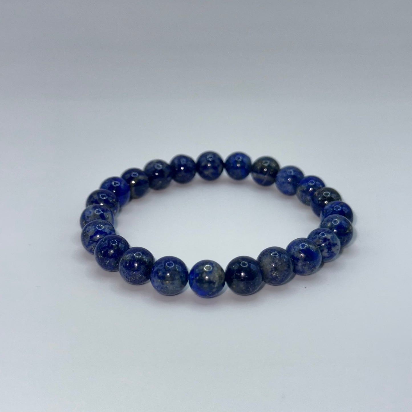 lapis lazuli sur fond blanc 8mm
