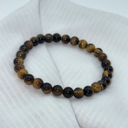 Bracelet oeil de tigre en pierre naturelle 