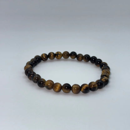 Bracelet oeil de tigre en 6mm
