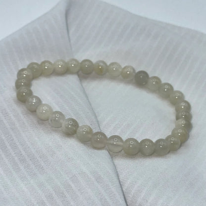Bracelet Pierre de lune beige