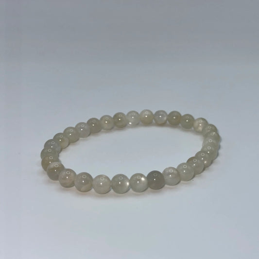 Bracelet Pierre de lune beige