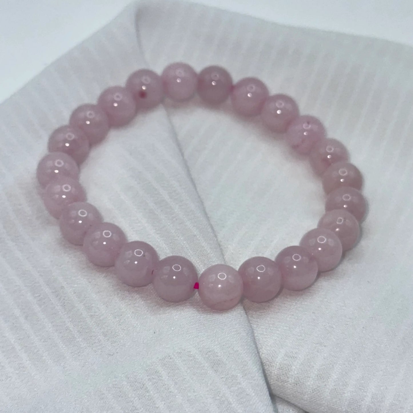 Bracelet Quartz rose du Brésil