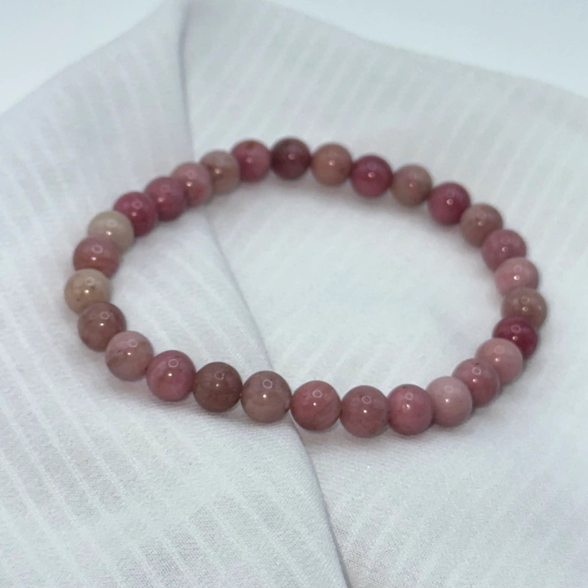 Bracelet Rhodonite d'Australie - Bien être & Lithothérapie