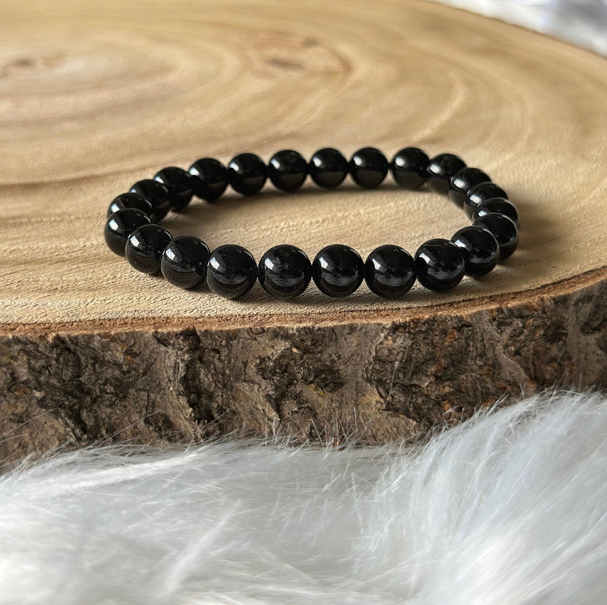 Bracelet Tourmaline noire - Bien être & Lithothérapie