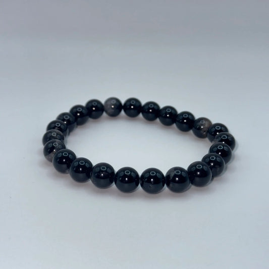 Bracelet Tourmaline noire & Quartz